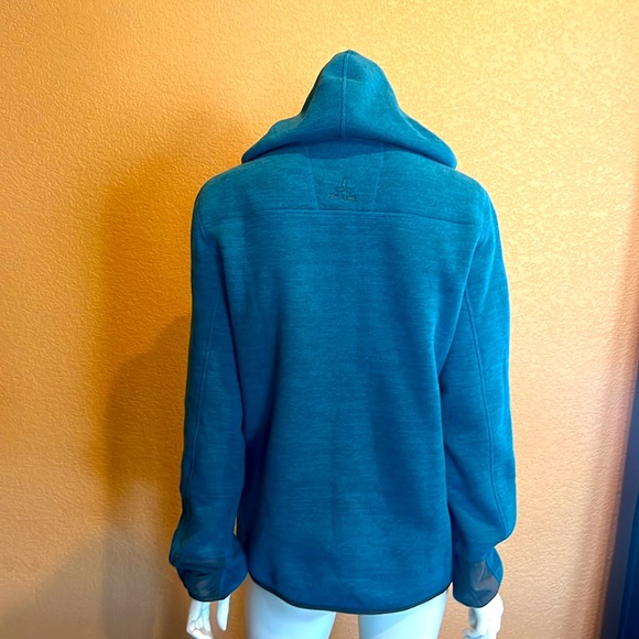 PRANA FLEECE HOODED JACKET HOODIE WOMEN'S MEDIUM - Picture 3 of 11